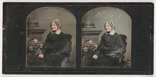 Portrait of an elderly woman, c.1855